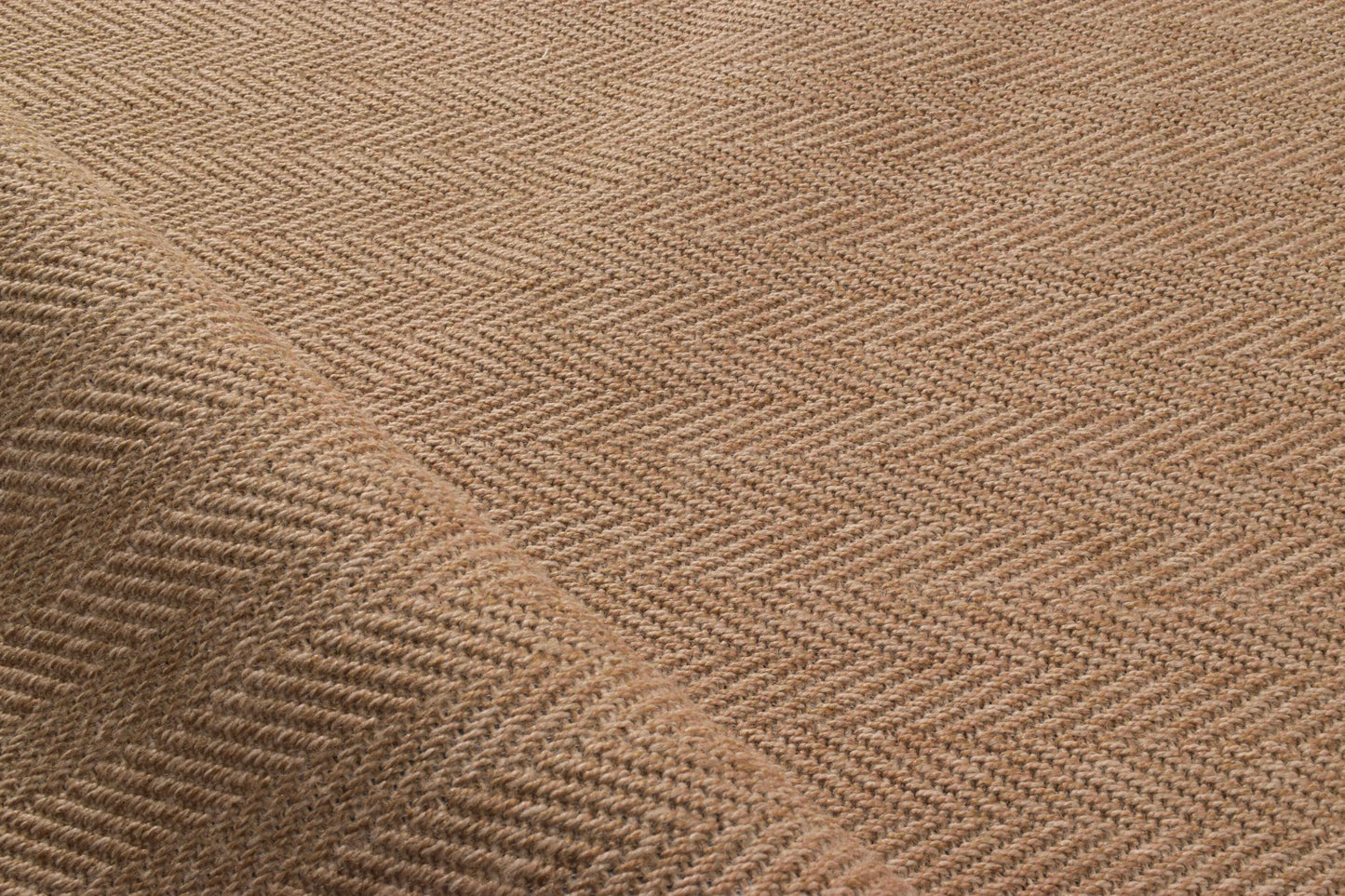 Tapis chevron effet jute naturel Nazar rugs