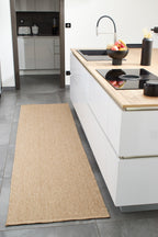Tapis chevron effet jute naturel Nazar rugs