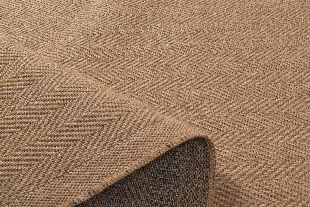 Tapis chevron effet jute naturel Nazar rugs