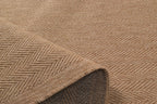 Tapis chevron effet jute naturel Nazar rugs