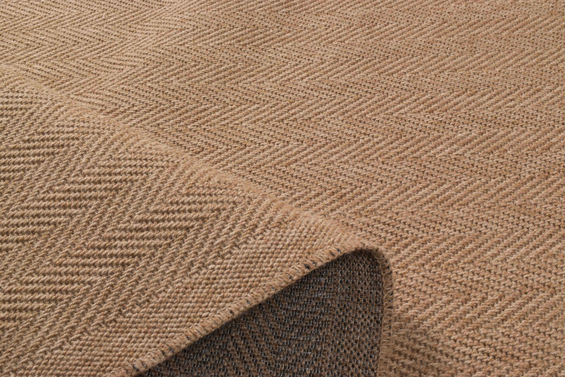 Tapis chevron effet jute naturel Nazar rugs