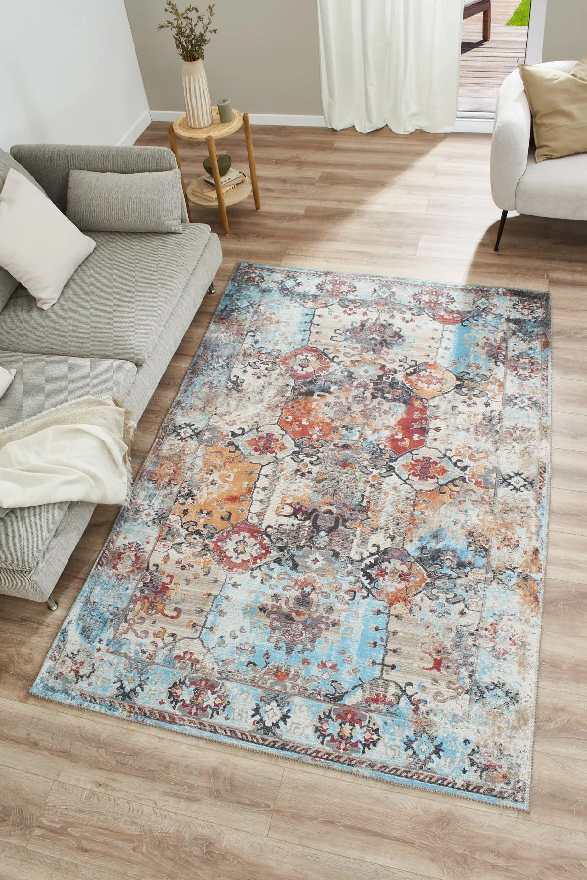 Orient Tapis Indo Bidjar Moderne En Sable/Beige , Noué à la Main, 100 Orient Tapis Indo Bidjar Moderne En Sable/Beige , Noué à la Main, 100