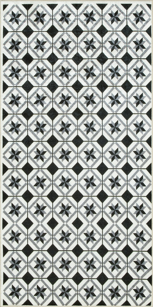 Tapis cuisine carreaux de ciment Nazar rugs