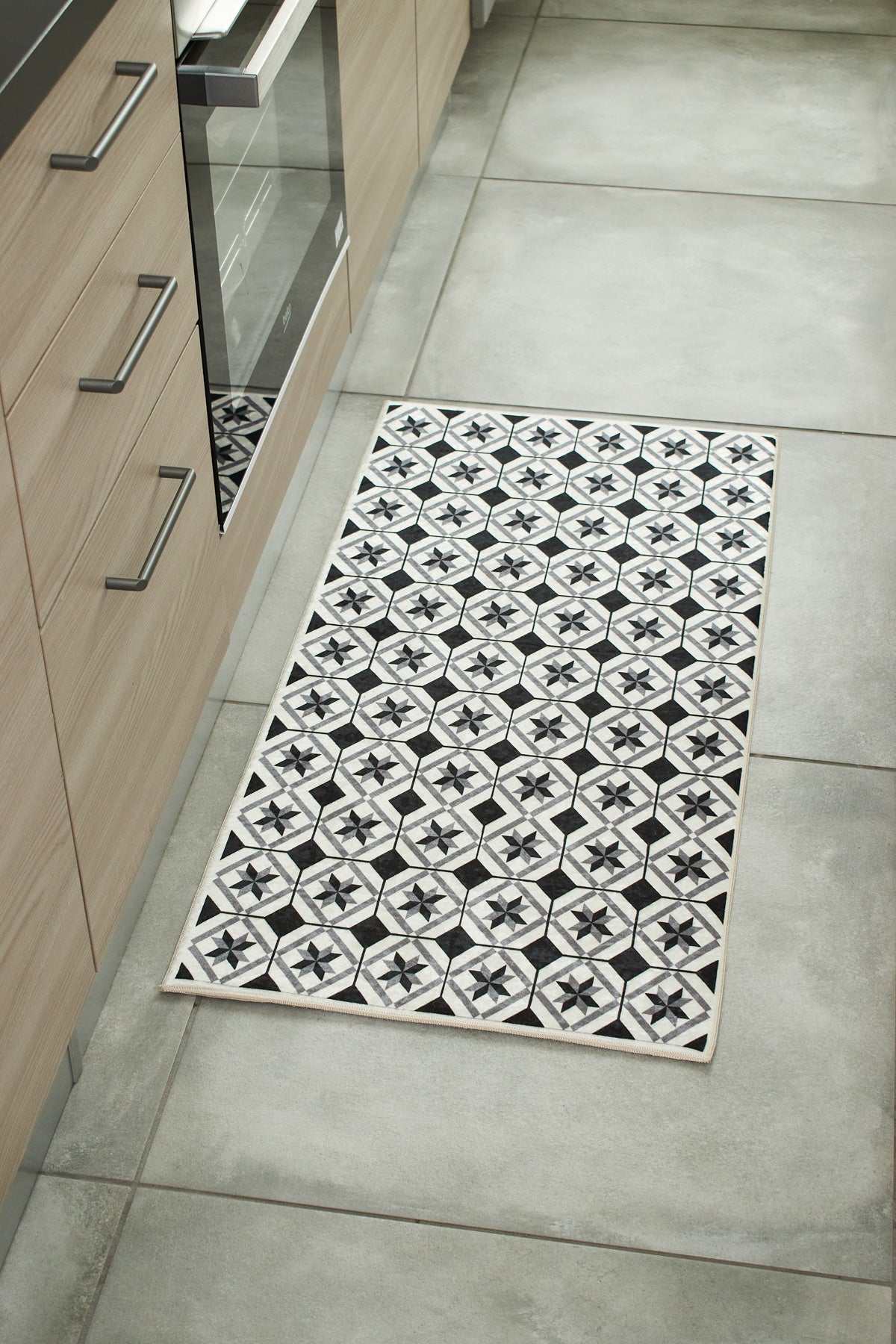 Tapis cuisine carreaux de ciment Nazar rugs