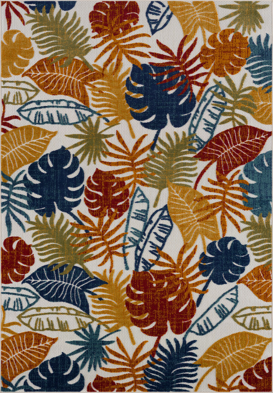 Tapis d'extérieur motif feuille Nazar rugs