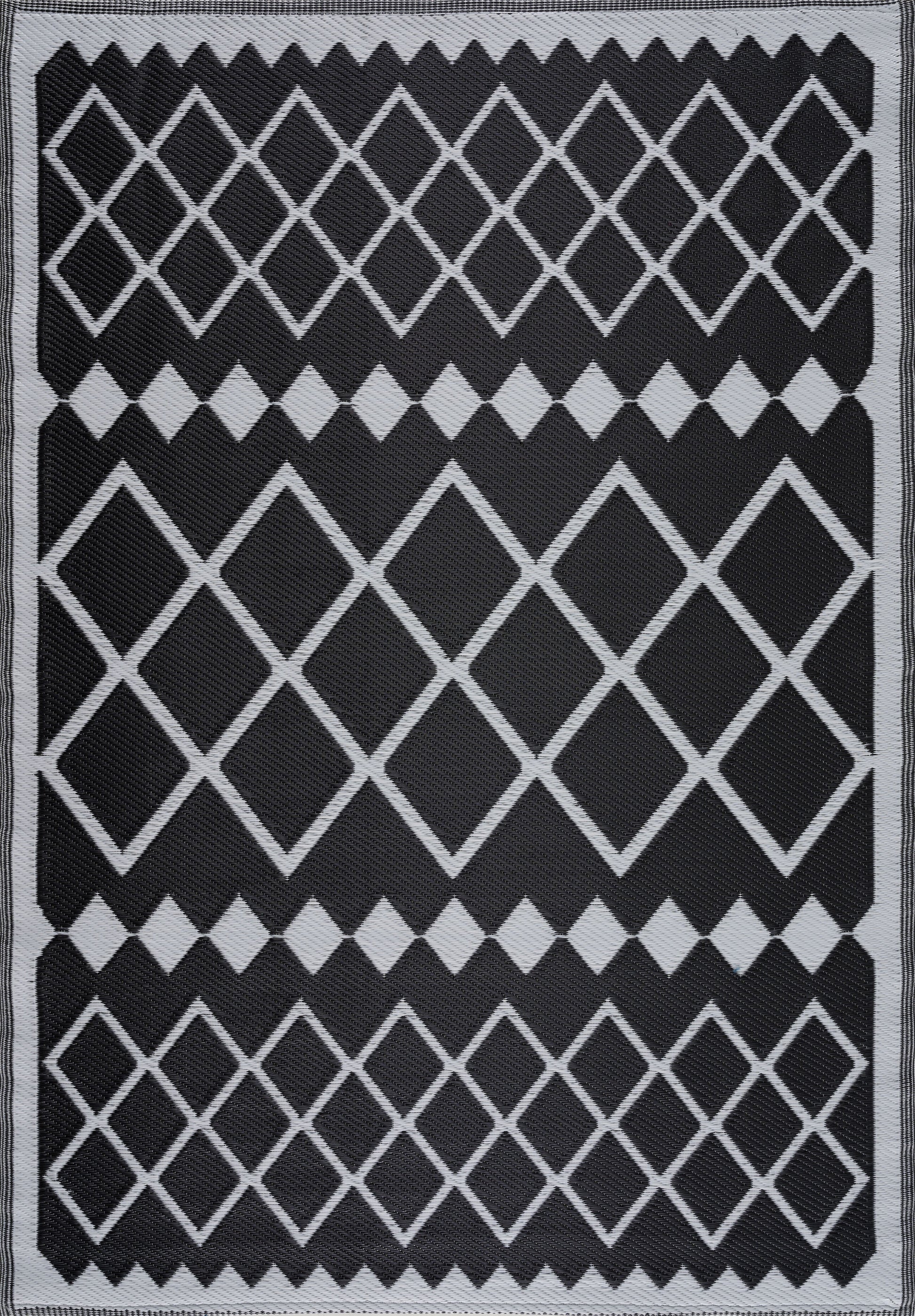 Tapis d'extérieur motifs graphiques Nazar rugs