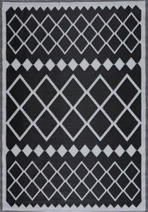 Tapis d'extérieur motifs graphiques Nazar rugs
