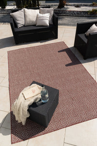 Tapis d'extérieur rouge Nazar rugs