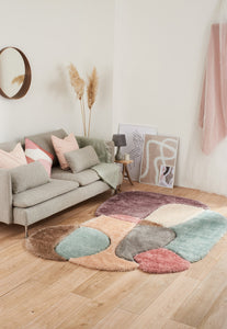 Tapis d'intérieur découpé design géométrique Nazar rugs