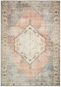 Tapis d’orient multicolore, style vintage Nazar rugs