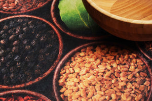 Tapis de cuisine antidérapant motifs épices Nazar rugs