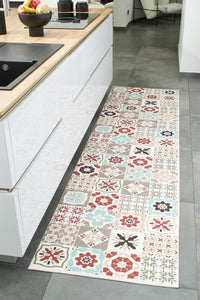 Tapis de cuisine carreaux de ciment Nazar rugs