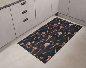 Tapis de cuisine motifs ustensiles Nazar rugs