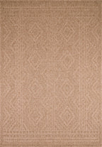 Tapis de salon beige effet jute naturel Nazar rugs