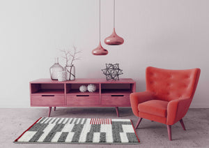 Tapis de salon moderne graphique Nazar rugs