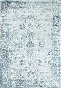 Tapis de salon vintage bleu Nazar rugs