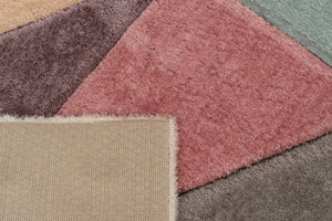 Tapis découpé design géométrique Nazar rugs