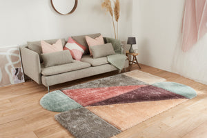 Tapis découpé design géométrique Nazar rugs