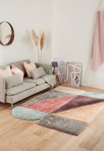 Tapis découpé design géométrique Nazar rugs