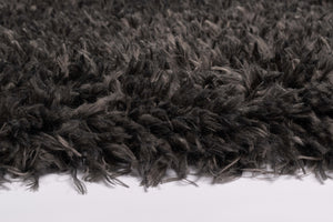 Tapis doux à poils longs anthracite Nazar rugs