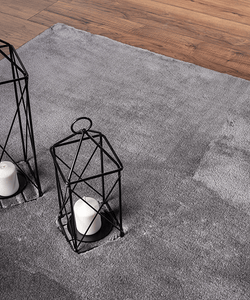 Tapis doux anthracite Nazar rugs