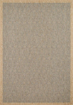 Tapis effet jute à motifs Bleu Nazar rugs