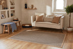 Tapis effet jute à motifs Bleu Nazar rugs