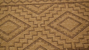 Tapis effet jute naturel motif géométrique Nazar rugs