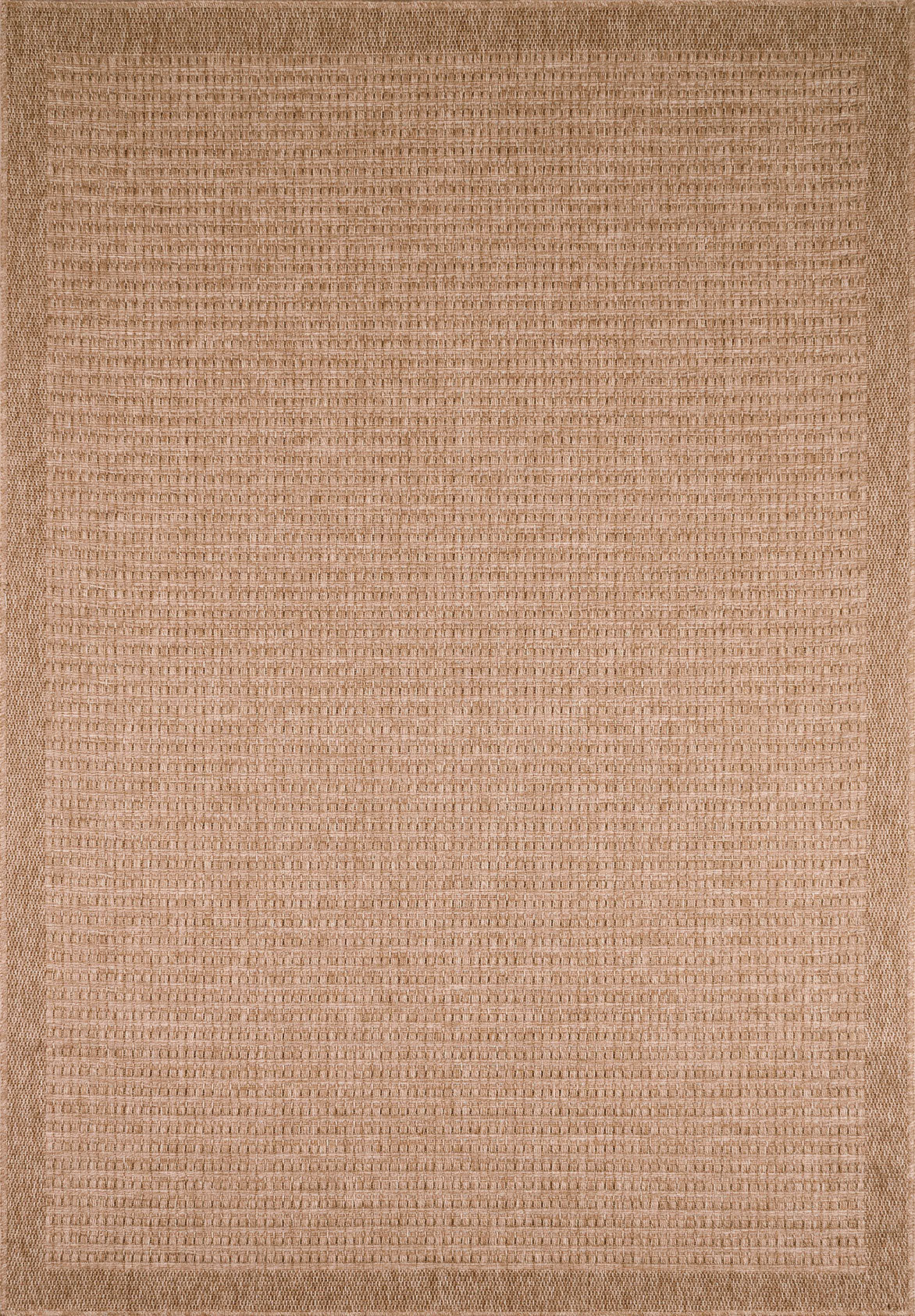 Tapis effet jute naturel uni Nazar rugs