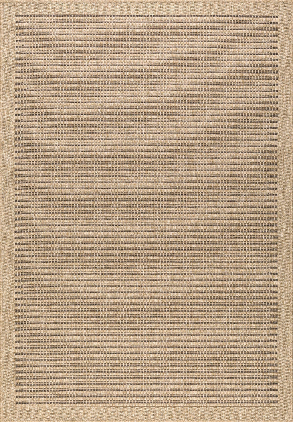 Tapis effet jute naturel uni marron Nazar rugs