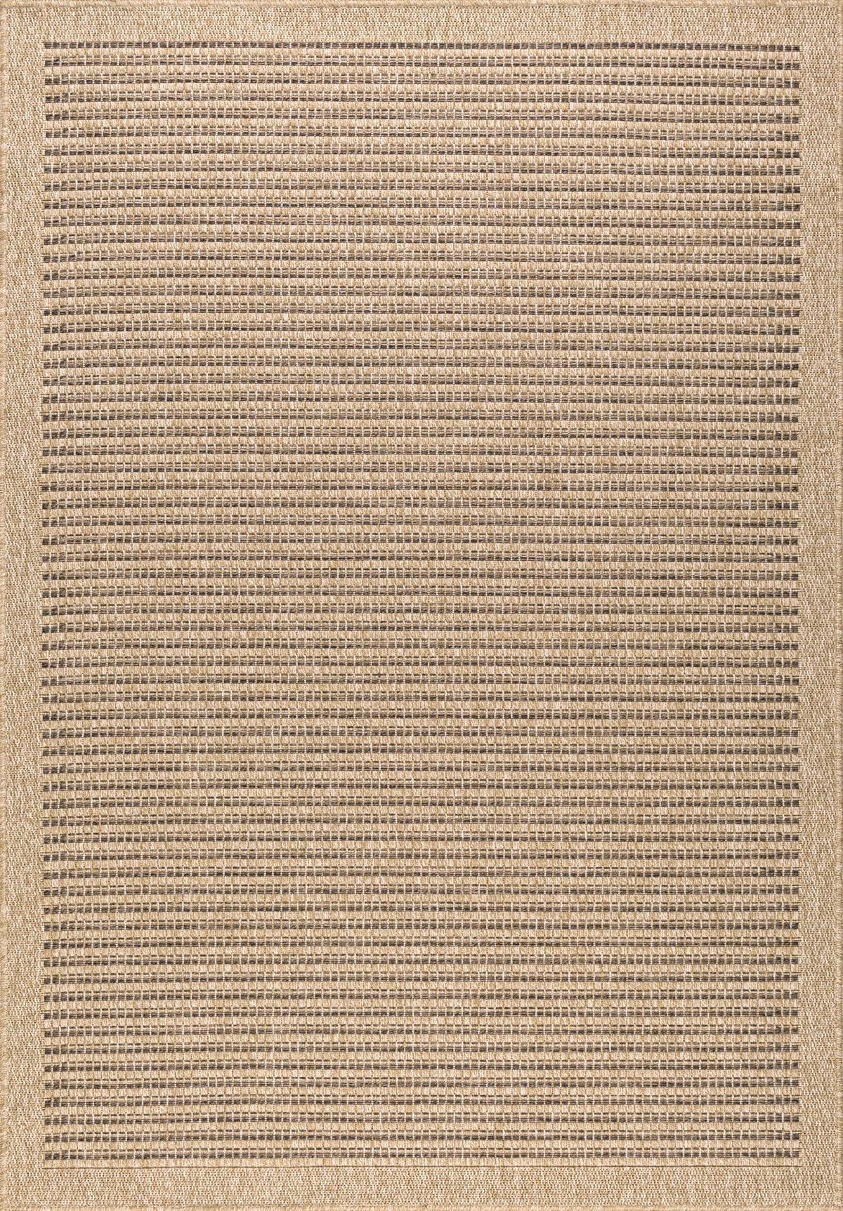 Tapis effet jute naturel uni marron Nazar rugs