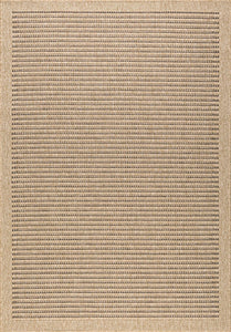Tapis effet jute naturel uni marron Nazar rugs