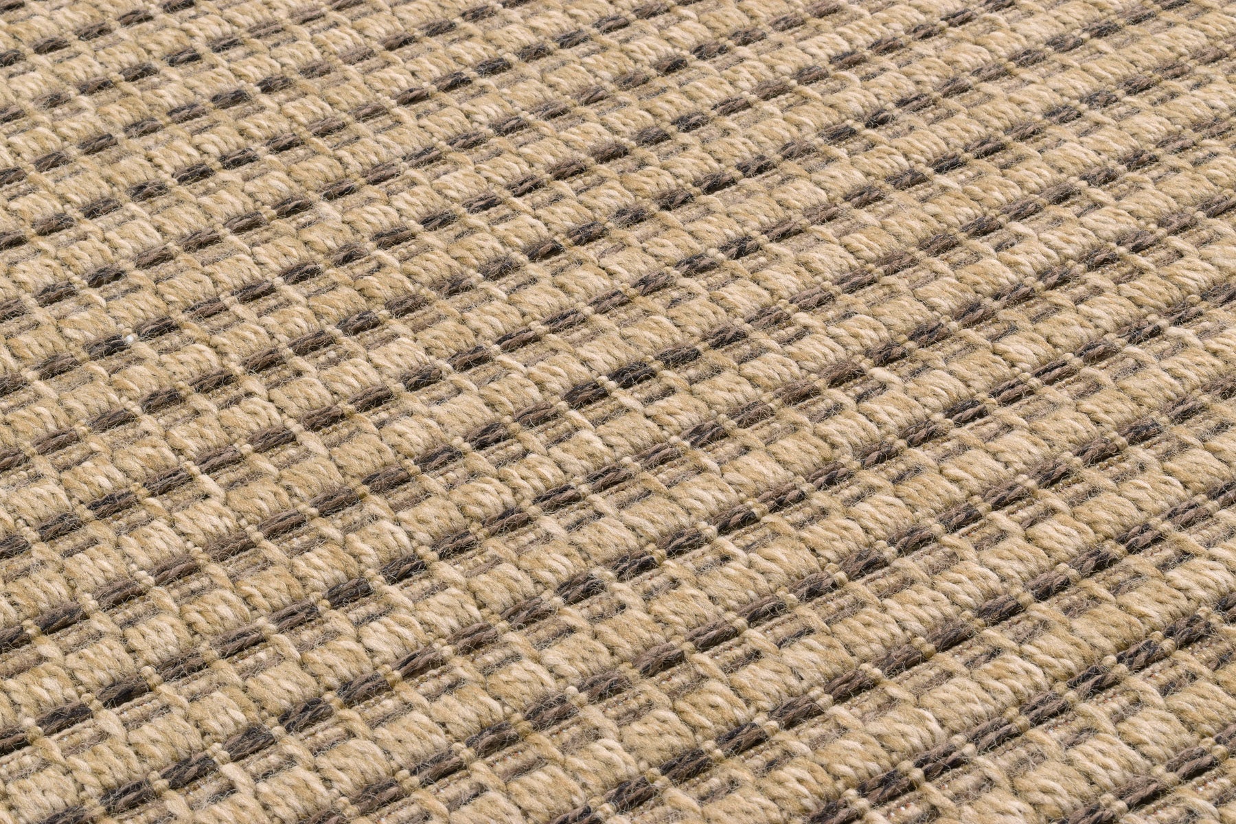 Tapis effet jute naturel uni marron Nazar rugs