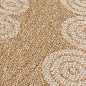 Tapis effet toile de jute avec motifs losanges – Nazar rugs