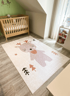 Tapis enfant motifs rennes Nazar rugs