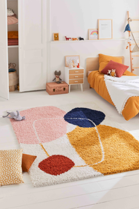 Tapis enfant multicolore à motif géométrique Nazar rugs