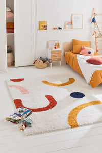 Tapis enfant multicolore  à motif ludique Nazar rugs