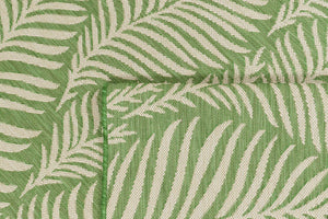 Tapis feuille de palmier vert Nazar rugs