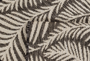 Tapis feuilles de palmier noir Nazar rugs