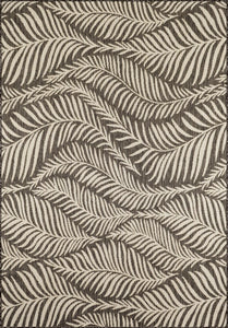 Tapis feuilles de palmier noir Nazar rugs