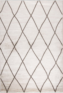 Tapis géométrique beige Nazar rugs