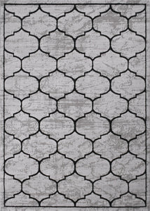 Tapis géométrique gris Nazar rugs