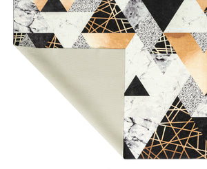 Tapis graphique coloré Nazar rugs