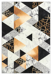 Tapis graphique coloré Nazar rugs