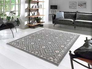 Tapis gris 120x160cm Nazar rugs