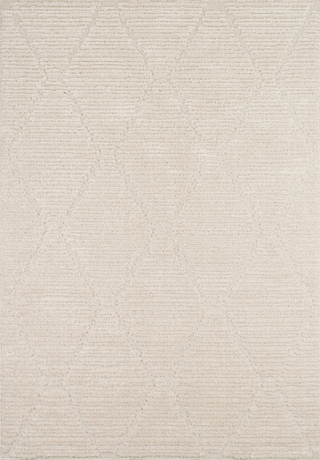 Tapis intérieur à relief crème Nazar rugs