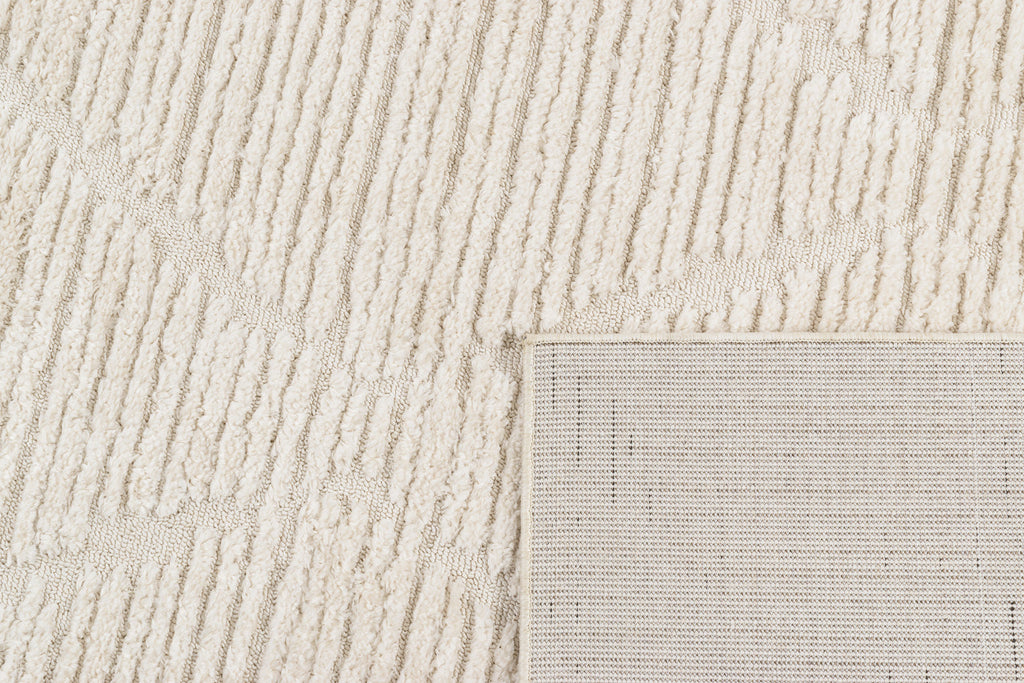 Tapis intérieur à relief crème Nazar rugs