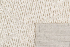 Tapis intérieur à relief crème Nazar rugs