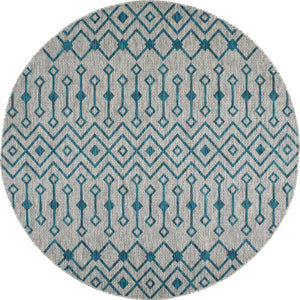 Tapis intérieur extérieur gris Nazar rugs