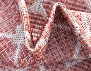 Tapis intérieur extérieur rouge Nazar rugs